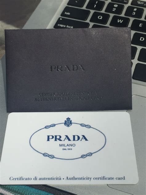 vintage prada authenticity card|prada real or fake.